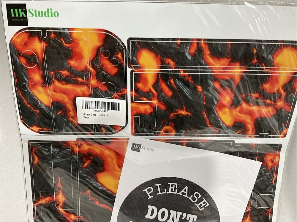 HK STUDIO Lava Decals Skins for Nintendo Switch Console And Controllers