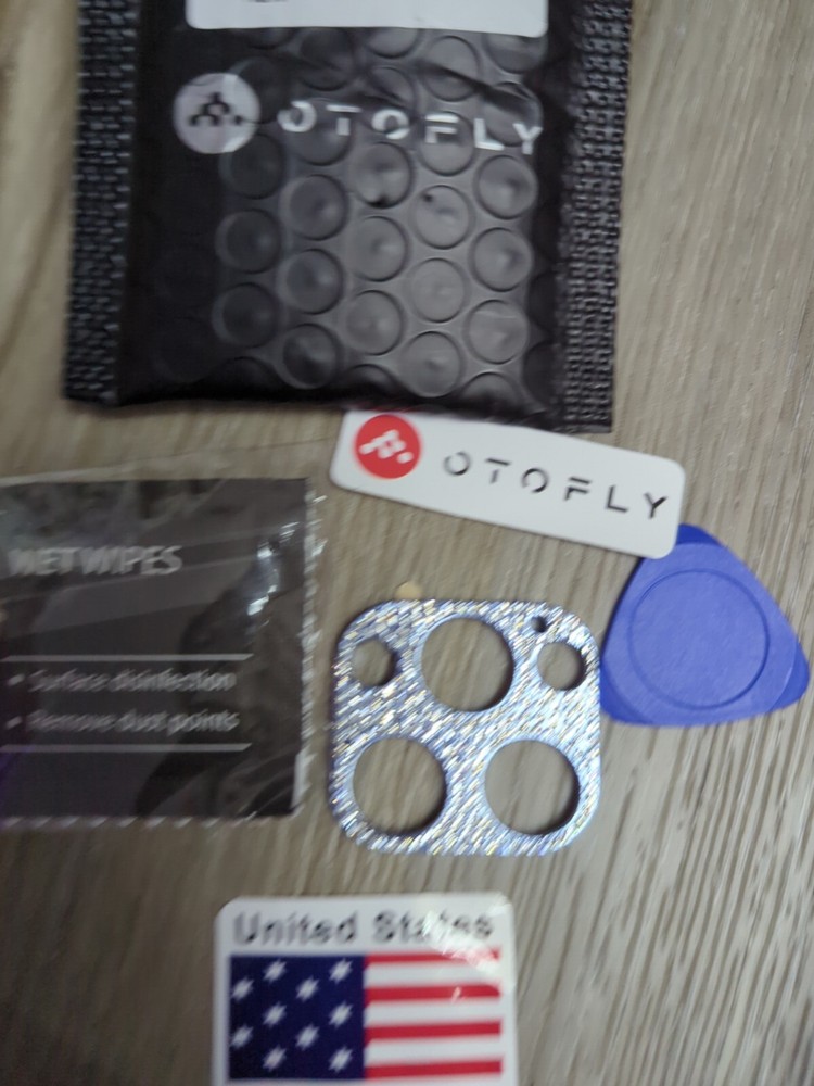 Otofly iPhone 13 Pro/13PM Camera Lens Protector Blue Diamonds