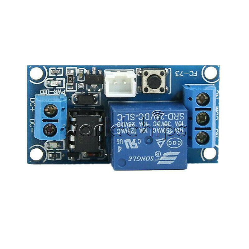 DC 5V/12V/24V 1 Channel Latching Relay Module Touch Bistable Switch MCU Line