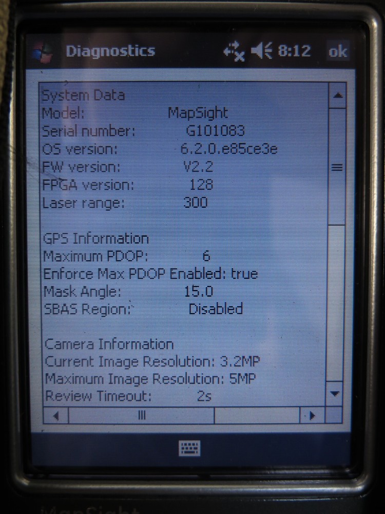 GE IKE 3 Mapsight Handheld Utility Data Collection Device Kit, Ike1000 Series