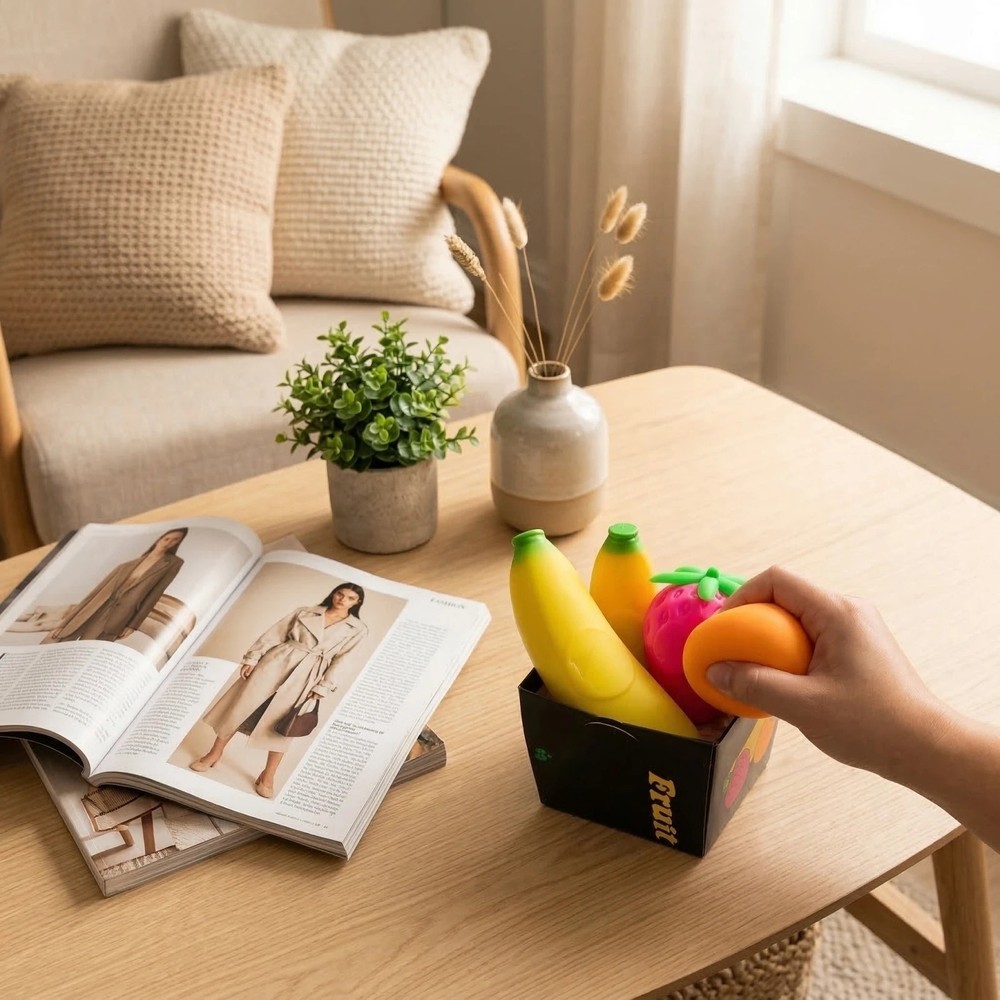Groovy Fruit - Novelty Squeeze Toy(3pcs/set)