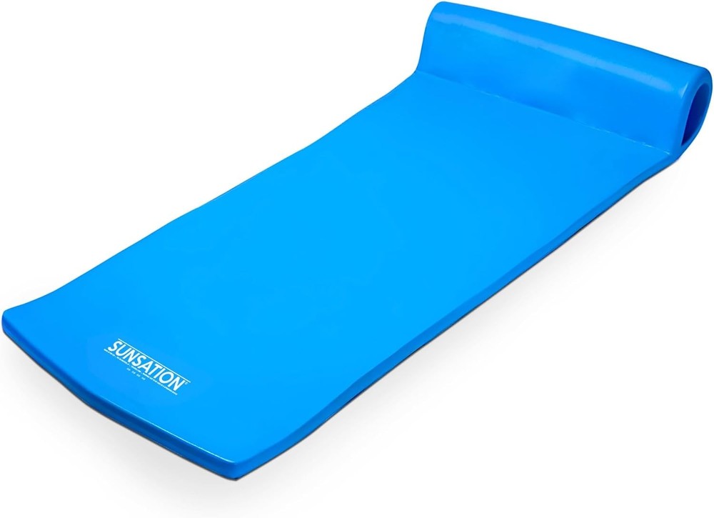 Sunsation Thick Foam Pool Float Lounger w/Headrest