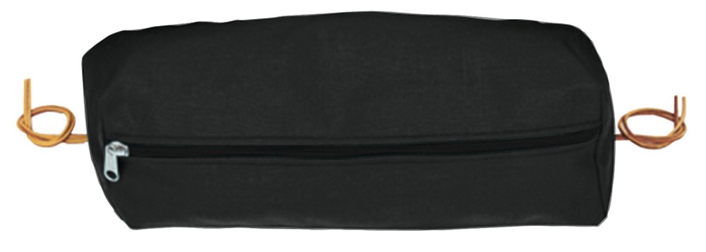 Weaver, Rectangular Nylon Cantle Bag, Black