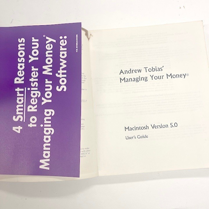 1992 Macintosh Computer Managing Your Money v 5.0 User's Guide