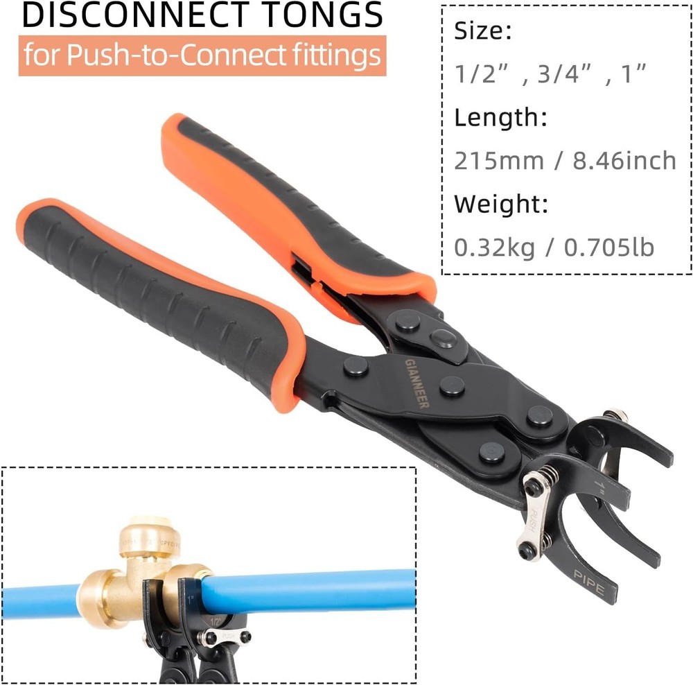 Efficient Disconnect Tool for All Pipe Sizes – Rust-Resistant and Long Lasting