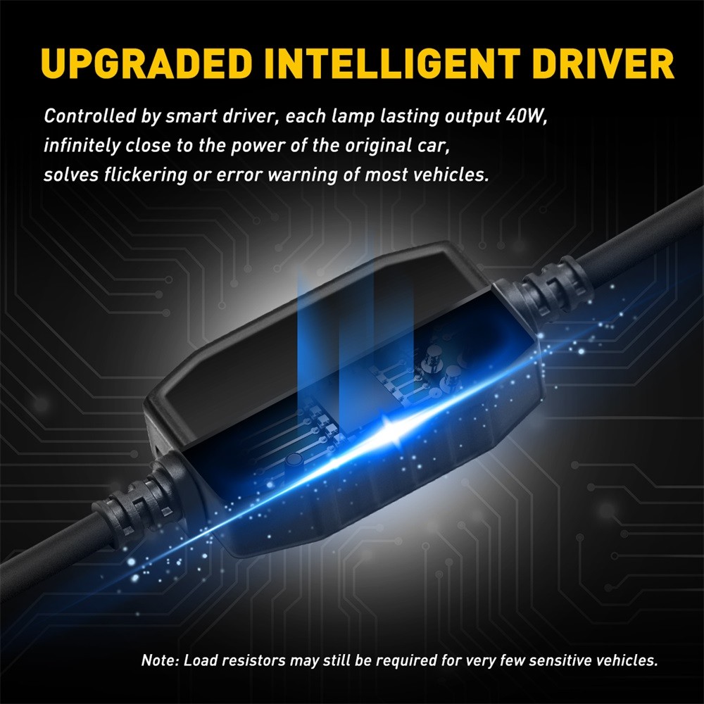 AUXITO 9005 LED Bulbs Headlight High or Low beam Conversion Kit Plug&Play E
