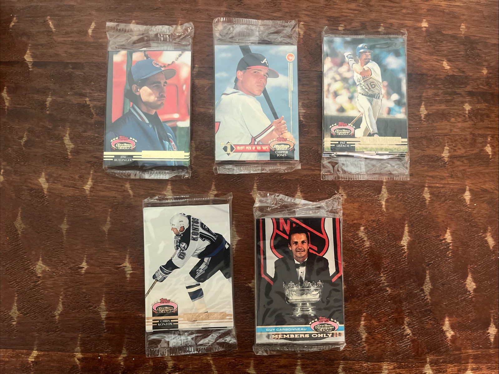 1991 Topps Stadium Club Charter Members Set w/ 9 Members only Boxes/Packs 91-93