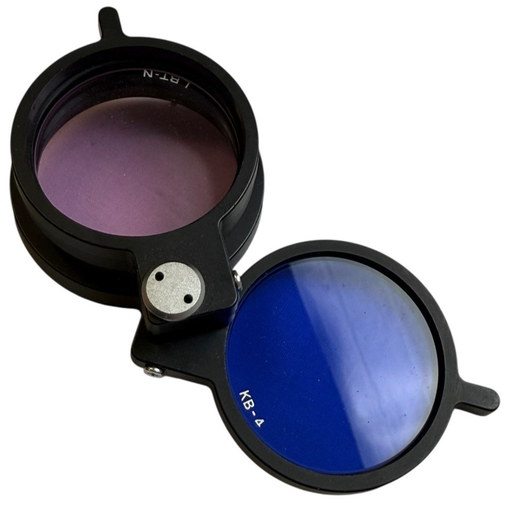 Microscope Filter Slider LBT-N & KB-4 Blue Purple Optical Filter Assembly