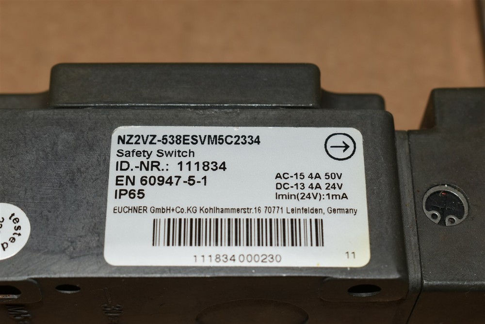 Euchner Safety Switch NZ2VZ-538ESVM5C2334