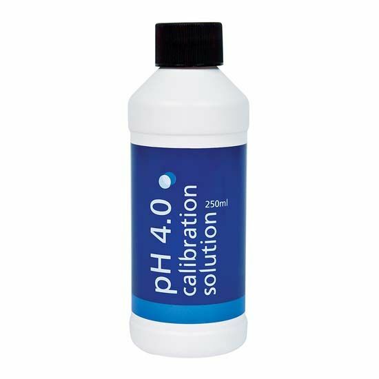Bluelab 4.0 Calibration Solution 250 mL - meter buffer ph hydroponics tds bottle