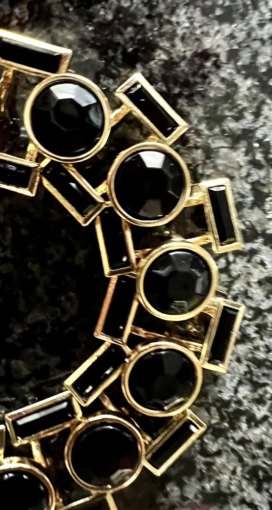 Mid Century Statement Bracelet 8” Long