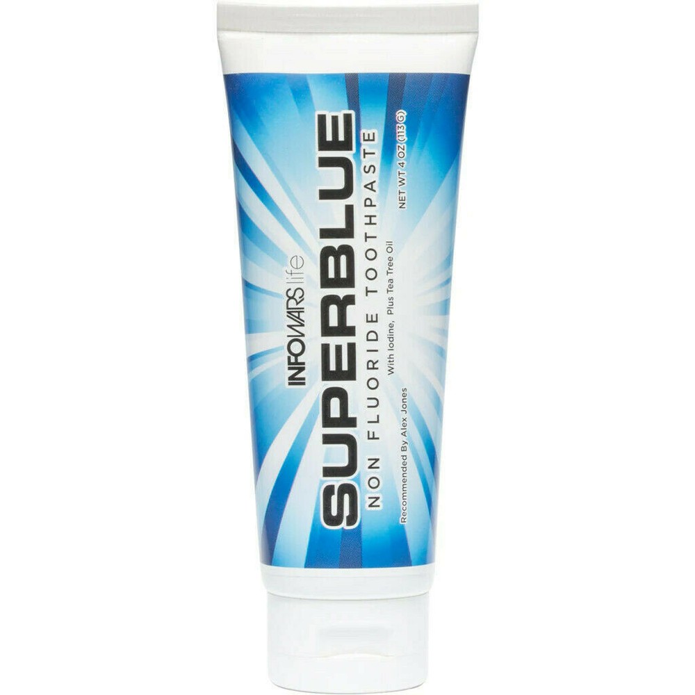 Infowars SUPERBLUE Non-Fluoride Toothpaste (5 TUBES)