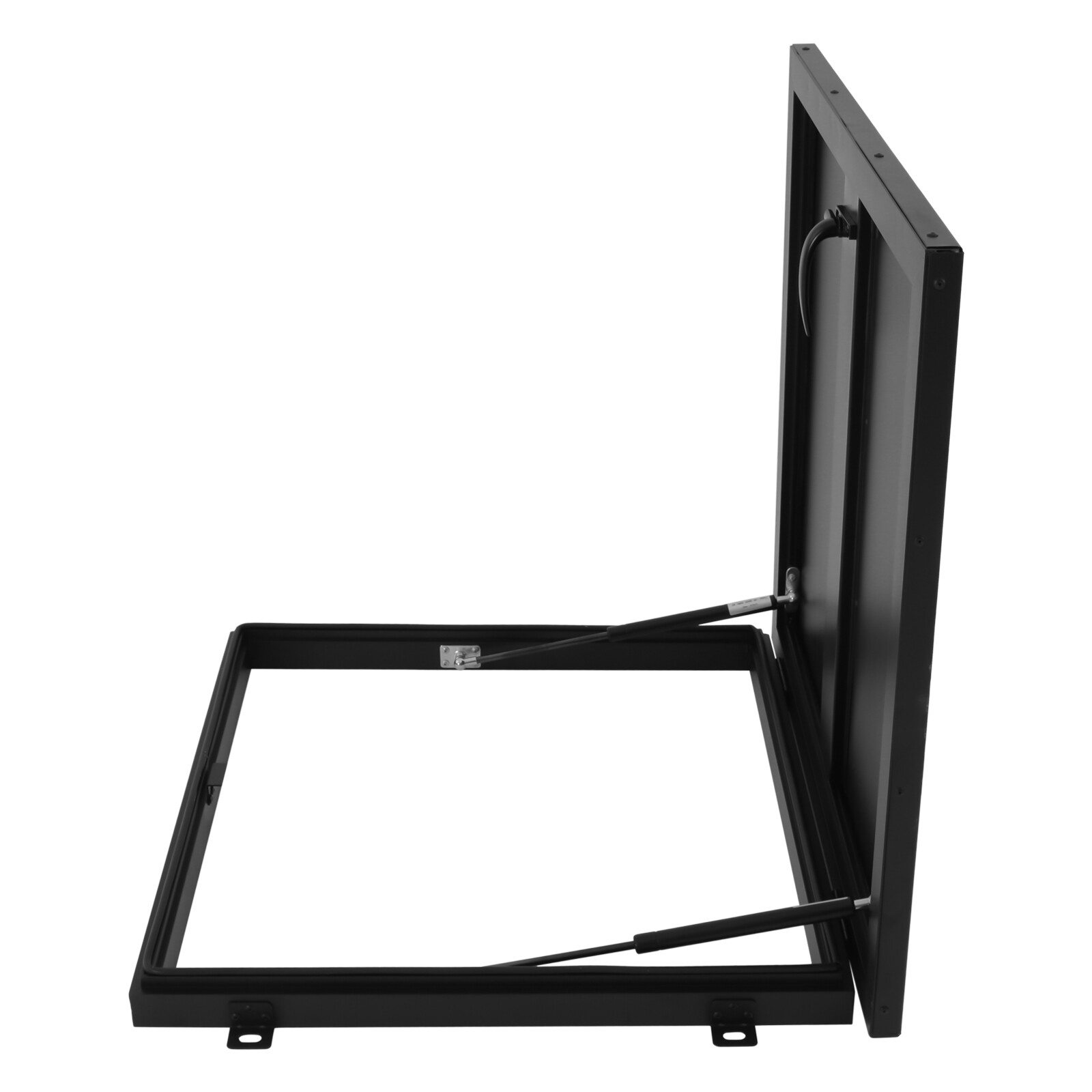 Industrial Galvanized Roof Access Hatch 24"L x 24"W Black