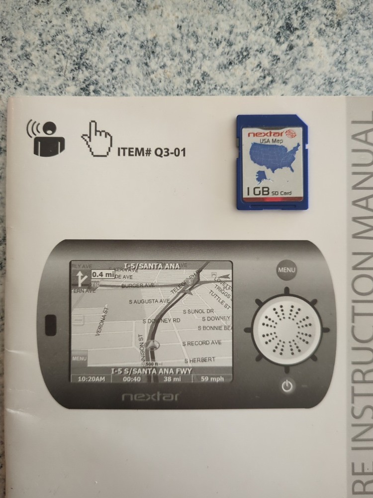Nextar USA Map 1GB SD Card