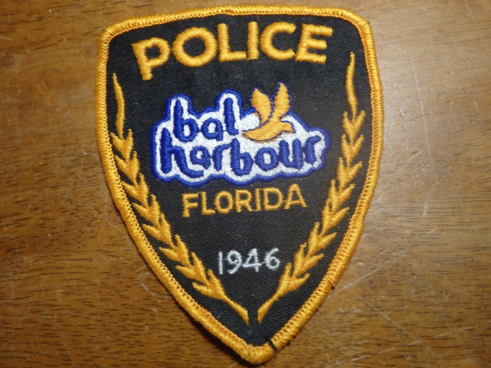 BAL HARBOUR FLORIDA   EARLY ISSUE  OBSOLETE  PATCH BX H #4