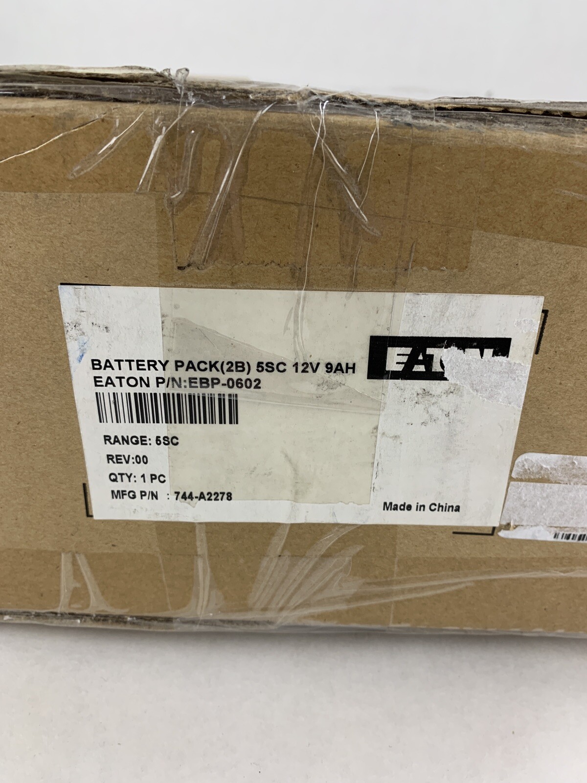 Eaton 744-A2278 Replacement Battery Pack Old Stock MFG 2/2024 Recharge 4/2025