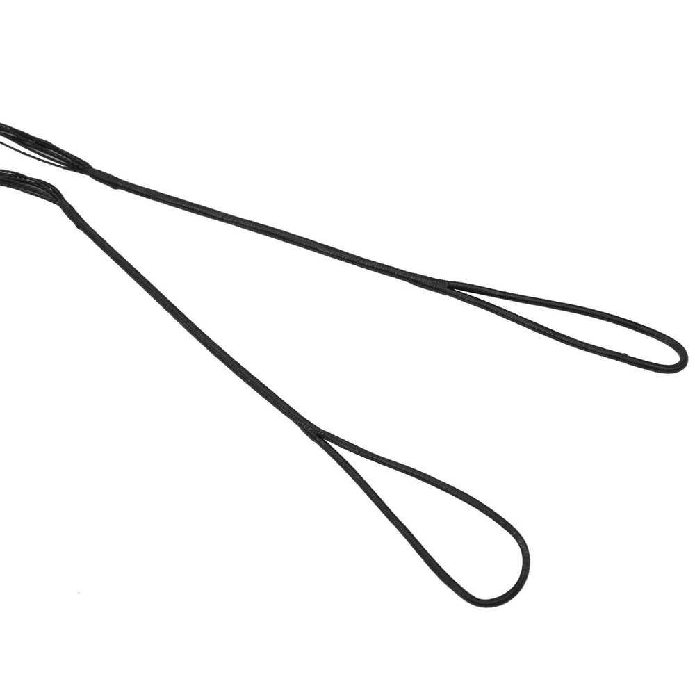 2 Pack 53" Recurve Bow String 12 Strands Archery Bowstrings Replacement Black US