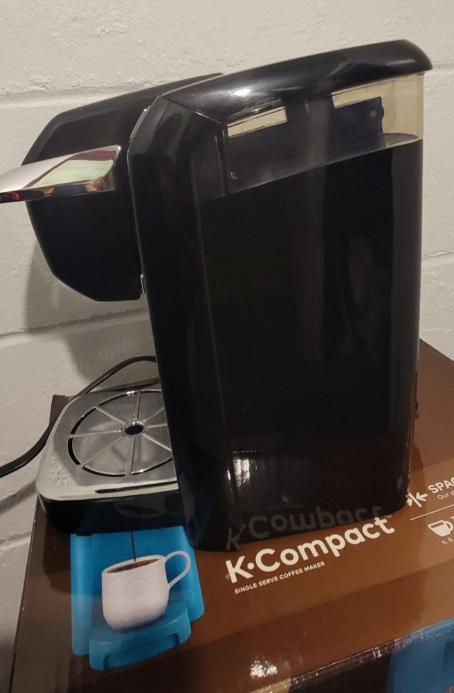 Keurig K Compact Coffee Maker Brewing System Black Tested Fully Functioning