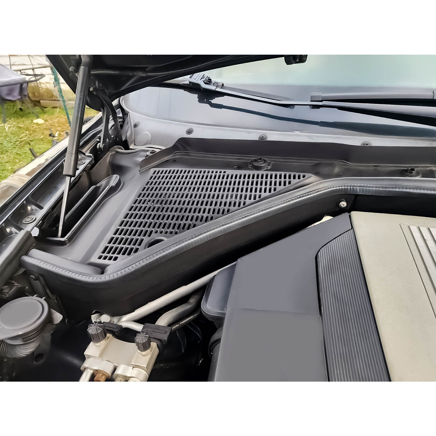 3PCS Engine Upper Cover Compartment Partition Panel For BMW X5 X6 E70 E71 06-14