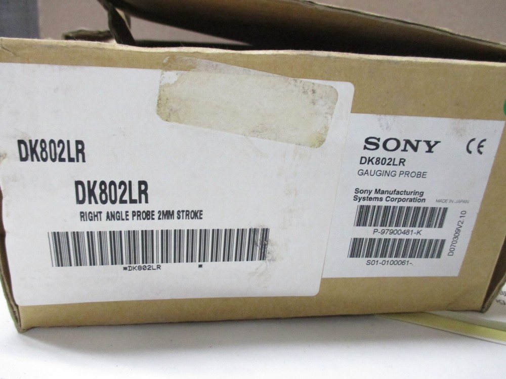 DK802LR RIGHT ANGLE PROBE 2MM STROKE SONY WITH MOUNT USED