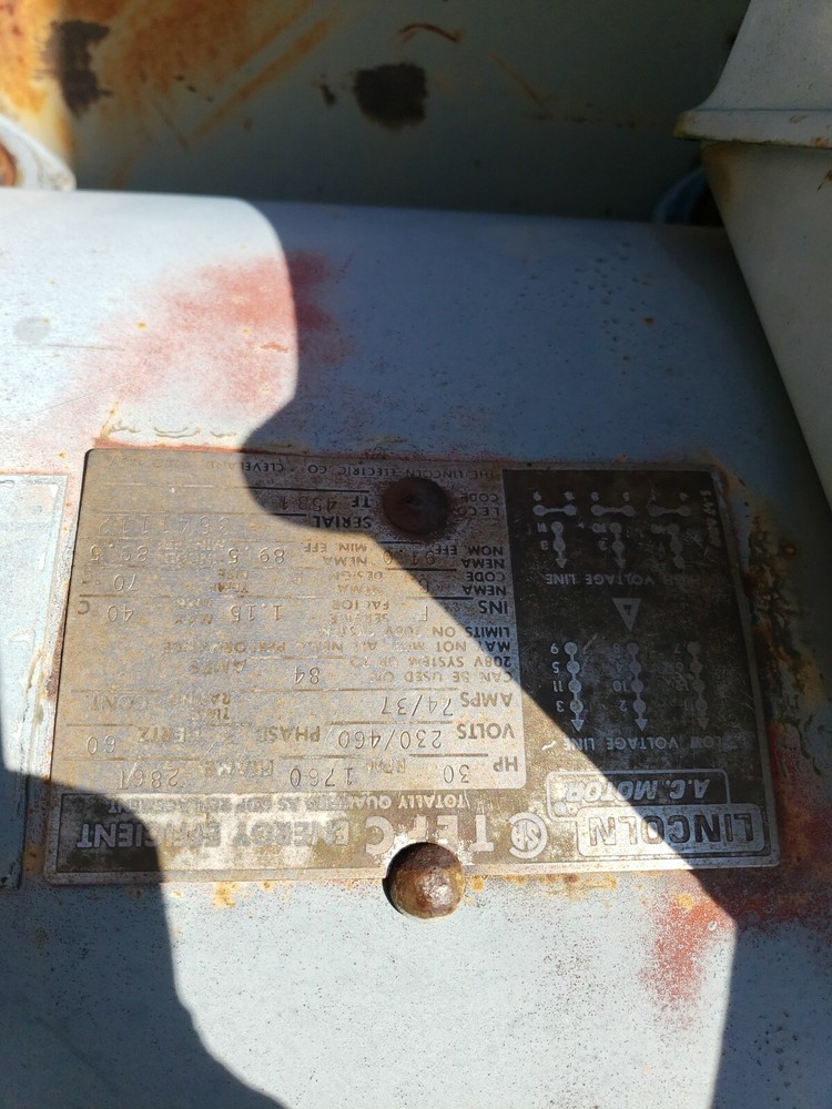 45000 CFM 30hp 3 Phase Blower