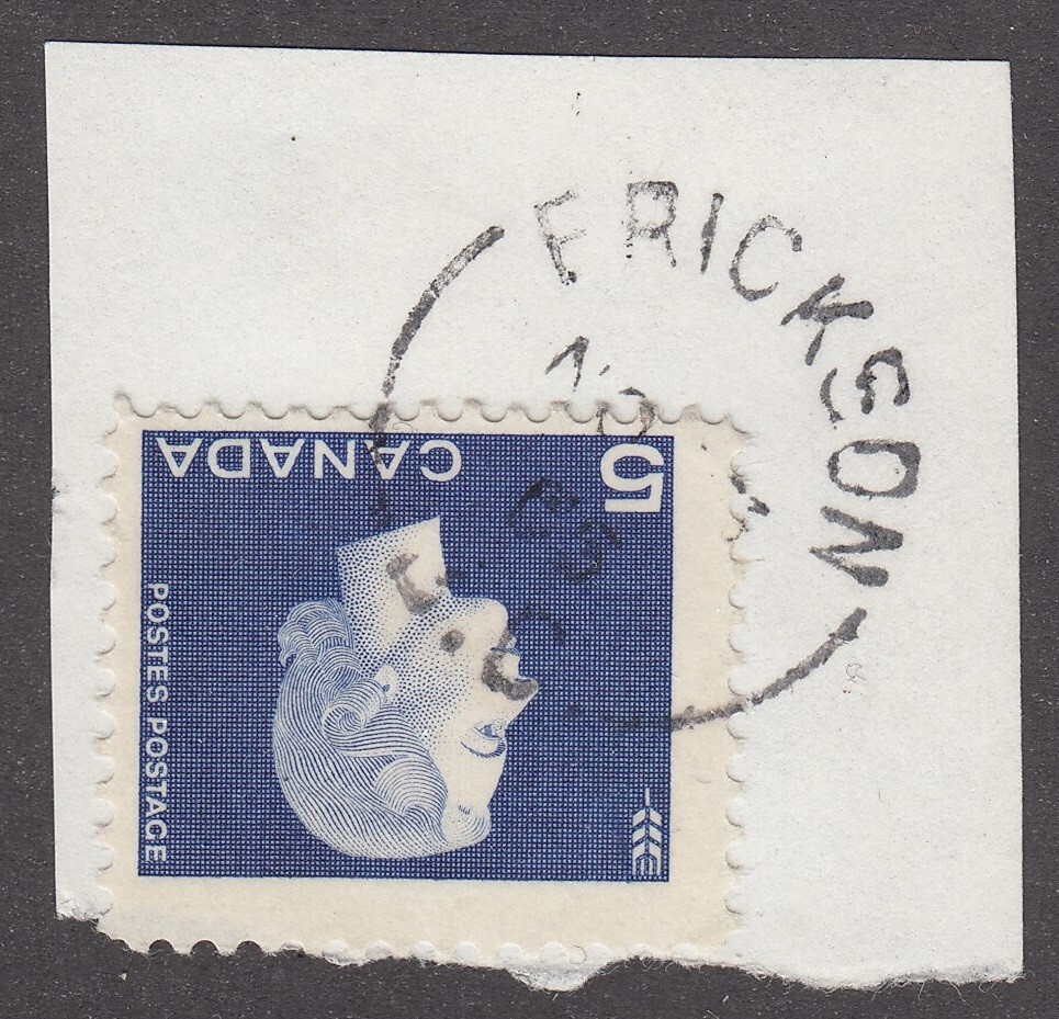 B.C. Split Ring Town Cancel "ERICKSON" NO ??, 65