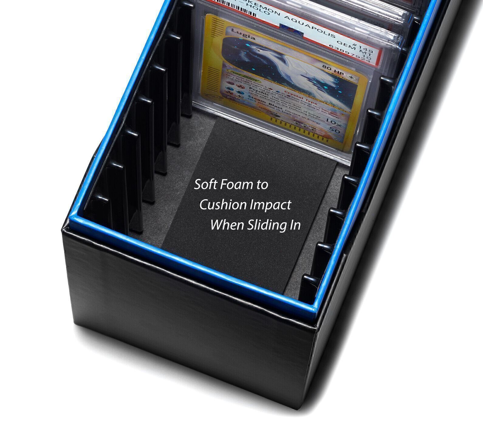 PSA-BGS-CGC Storage Case w/ Slots Option | Graded Card Slab Box Holder | Co Nine