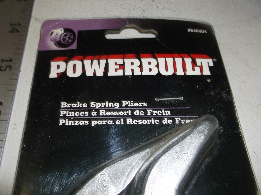 POWERBUILT #648404 BRAKE SPRING PLIERS