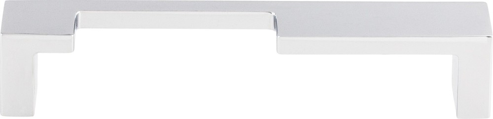 Top Knobs TK256PC Modern Metro Notch Pull A 5" (c-c) Polished Chrome