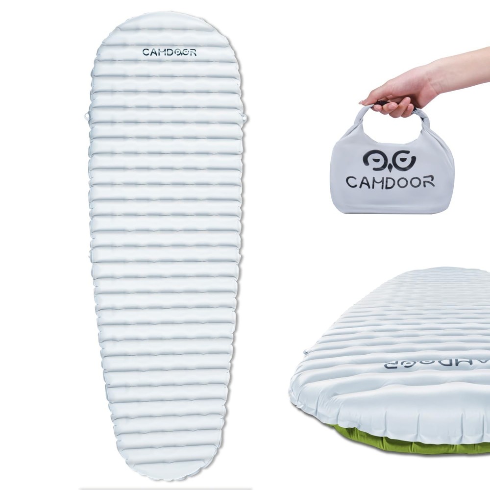 Self Inflating Sleeping Pad for Camping with Inflating Bag, Compact Lightweig...