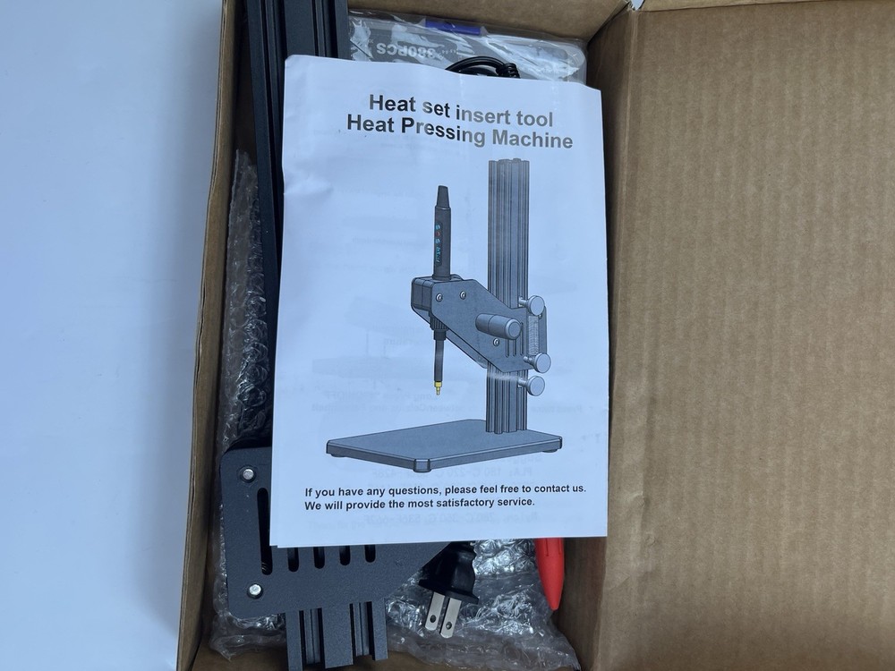 Cxydm Vertical Heat Pressing Machine With380PCS Threaded Inserts