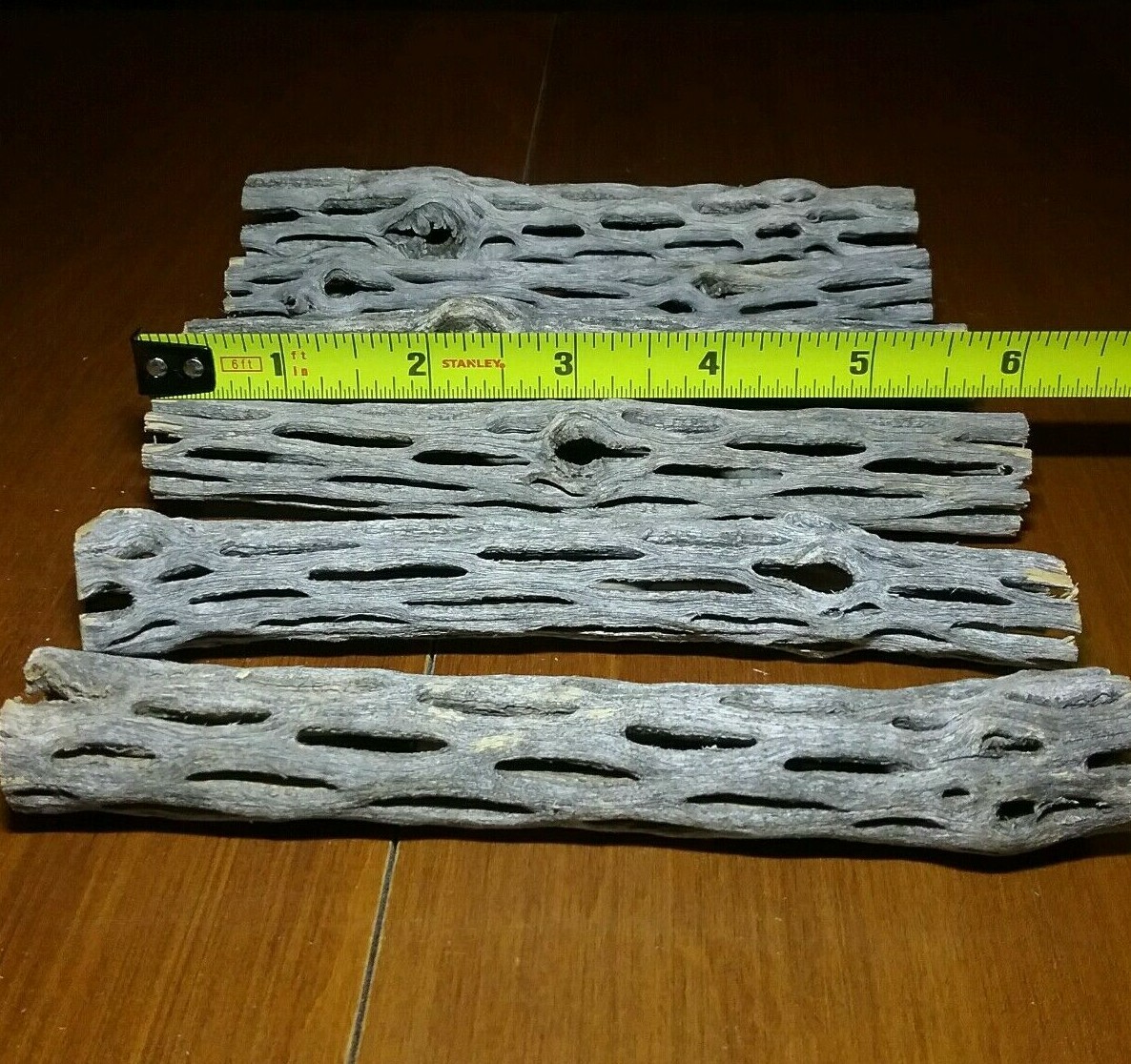 10 pcs 6" CHOLLA Wood Cactus | Organic | Shrimp Fish Aquarium | Decoration Craft