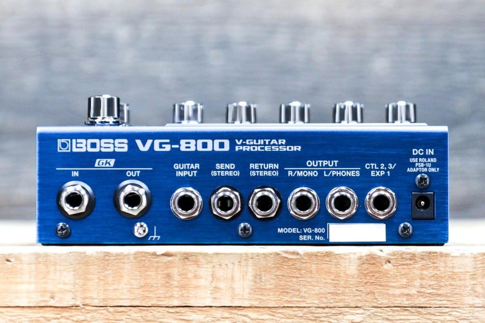 Boss VG-800 V-Guitar Processor Next-Generation Modeling & Amp/Effects Processor