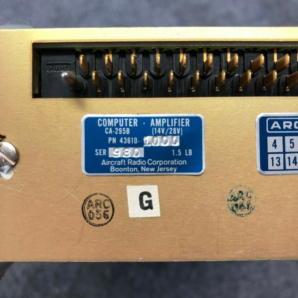 Cessna ARC 200A Navomatic Controller Computer Amplifier CA-295B P/N 43610-1000