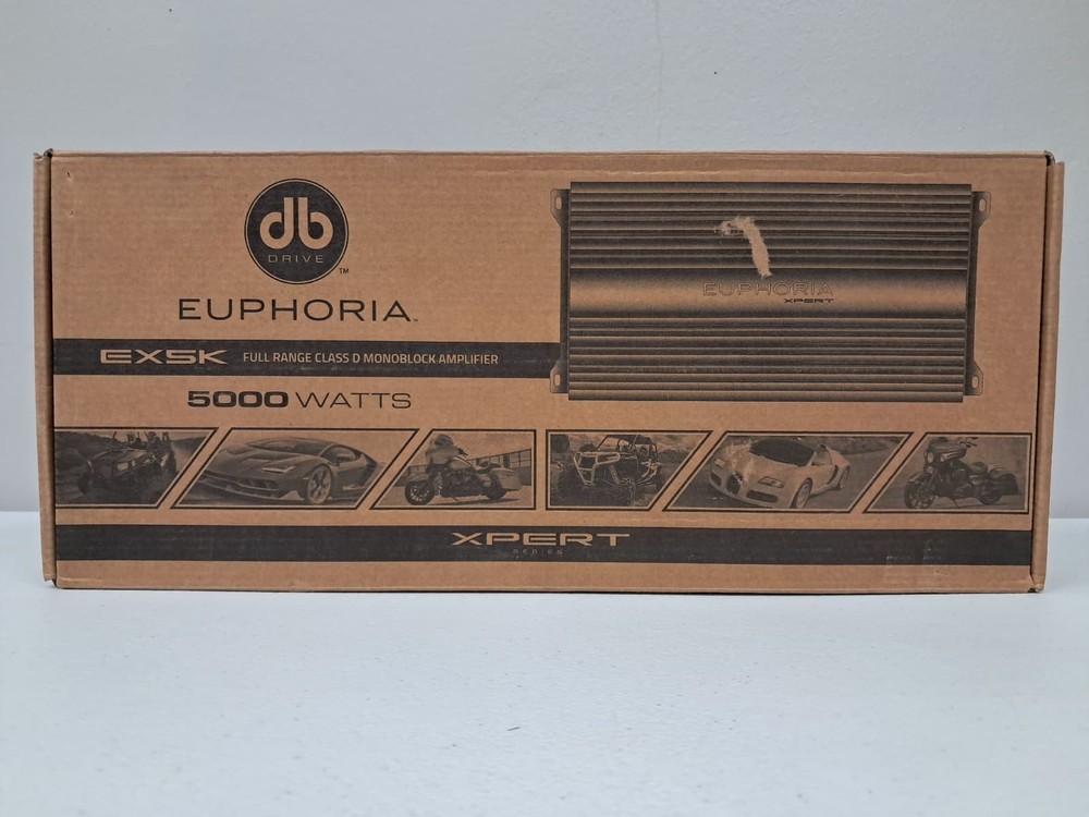DB Drive EX5K 5000W Class D Monoblock Amplifier – Used, Tested & Working