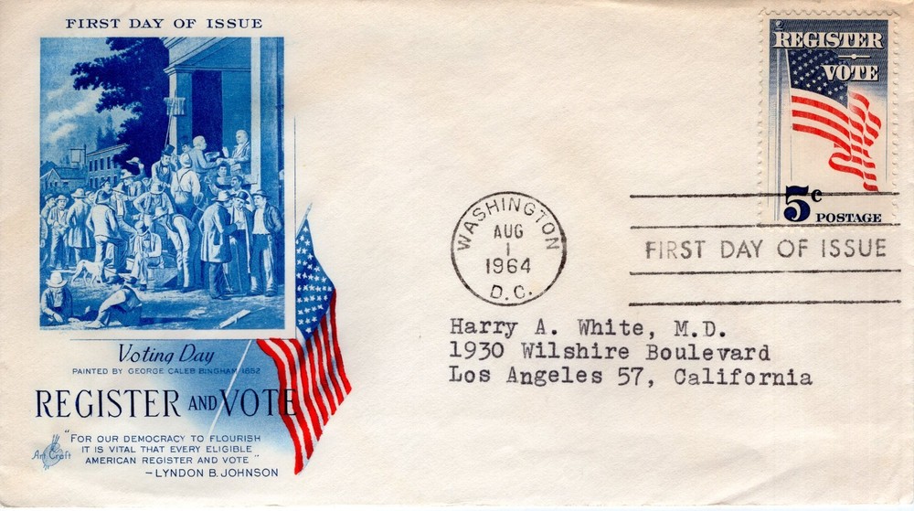 REGISTER & VOTE - 1964 - DC1784