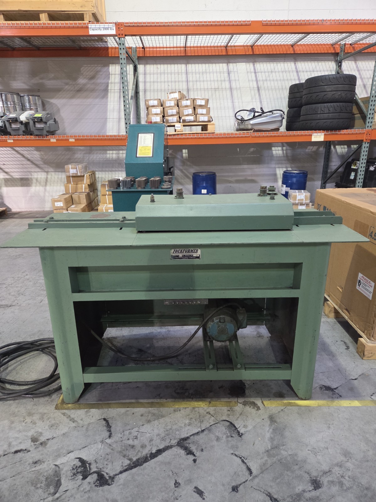 Lockformer 18 Gauge Pittsburgh Roll Former Machine