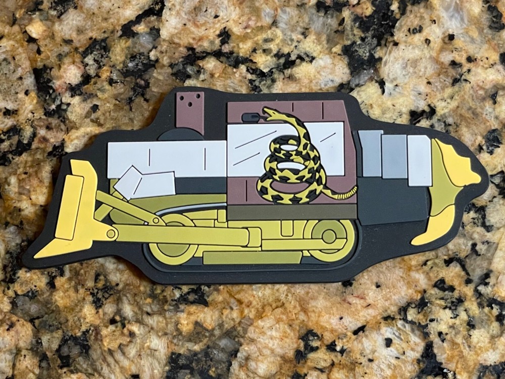 Killdozer Gadsden PVC Morale Patch by DBack Designs