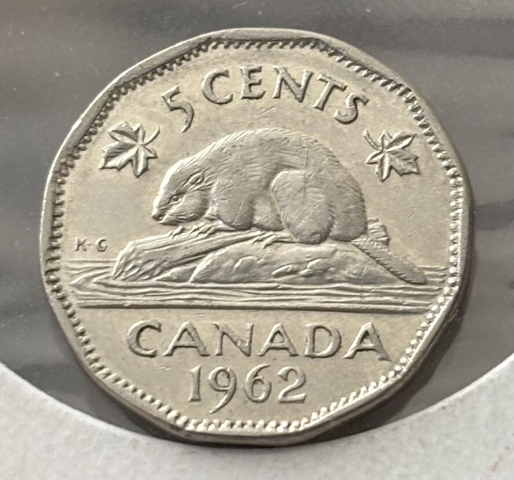 1962 Canada Five Cents 5