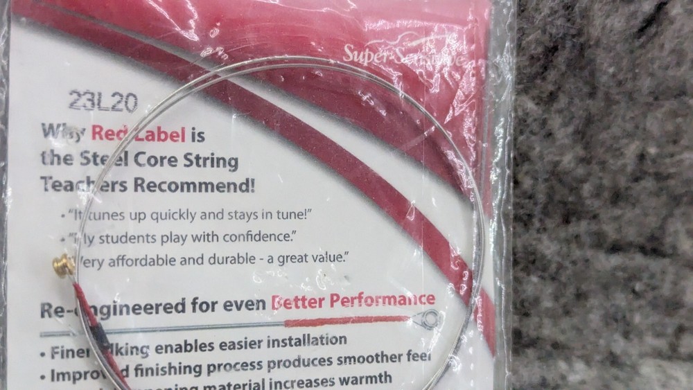🔥New🔥 Super Sensitive Red Label Series Viola D String 14 in., Medium