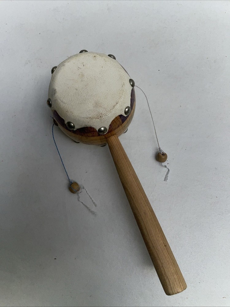 Decorative Mexican Spinning Drum/Monkey Drum