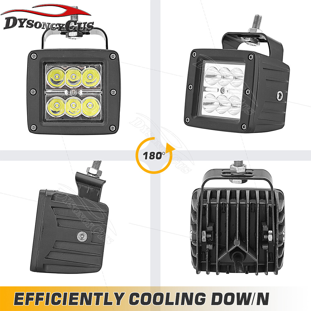 Fit Polaris Ranger XP 1000 LED Rear Backup Reverse Tail Light Mount Kit W/ Plug