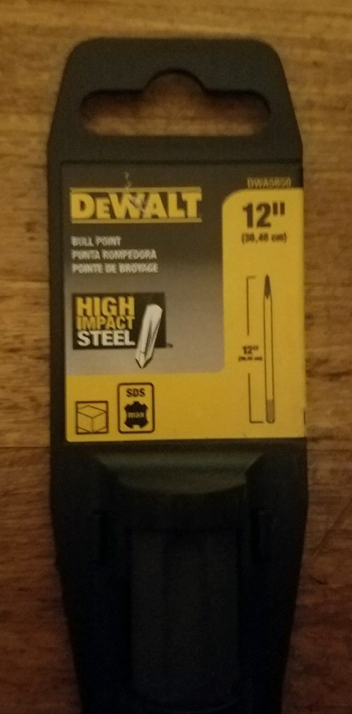 DEWALT HIGH IMPACT SDS MAX 12" DWA5850