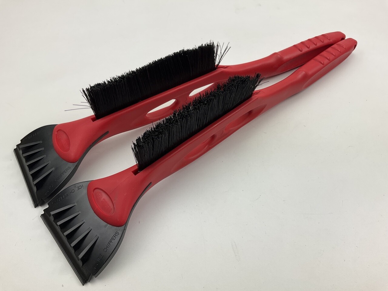 MADE IN USA - Hopkins RED Snow Ice Scraper & Brush Combo - 2 PACK