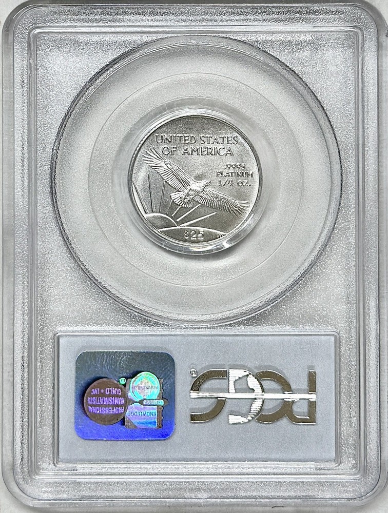 2004 PLATINUM EAGLE $25 PCGS MS69