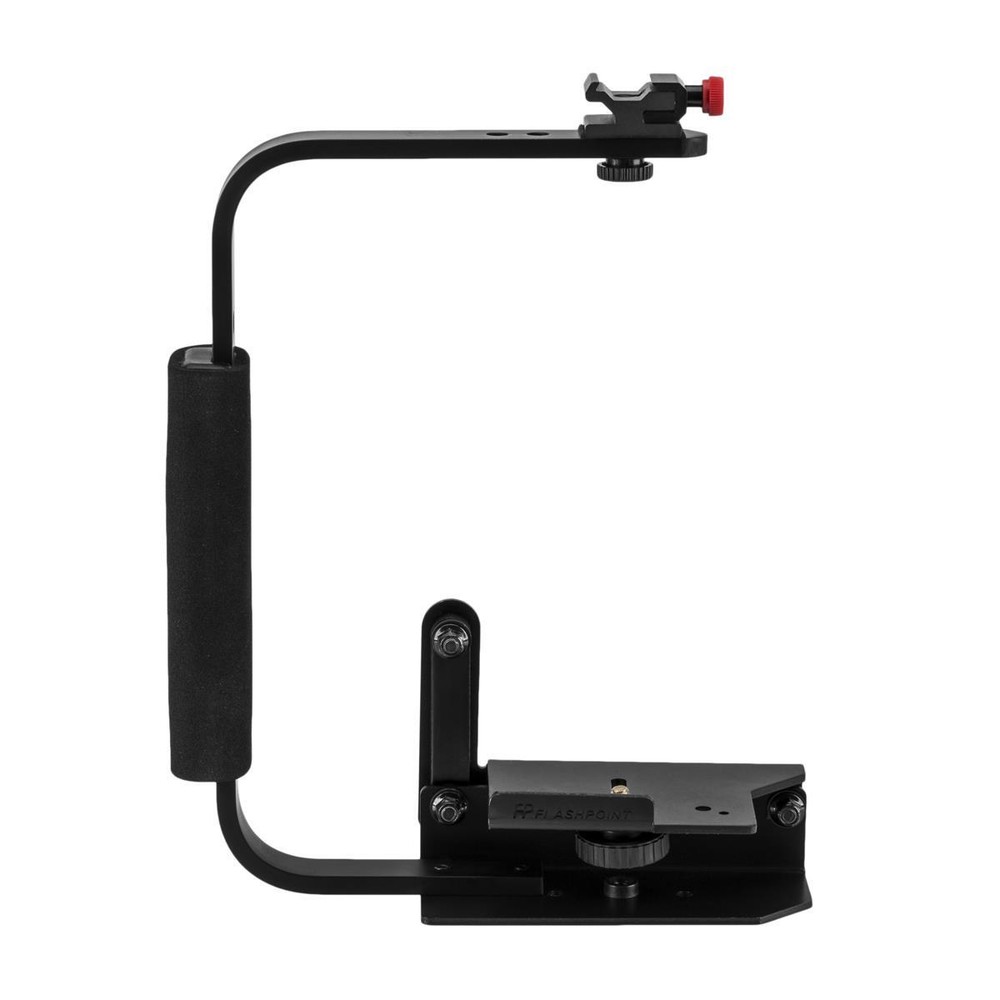 Flashpoint Rotating Camera Flip-Flash Bracket with Integrated Anti Twist Plate