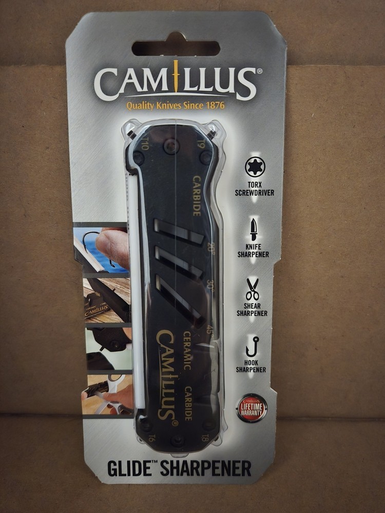 New Camillus Glide Blade, Shear And Hook Sharpener