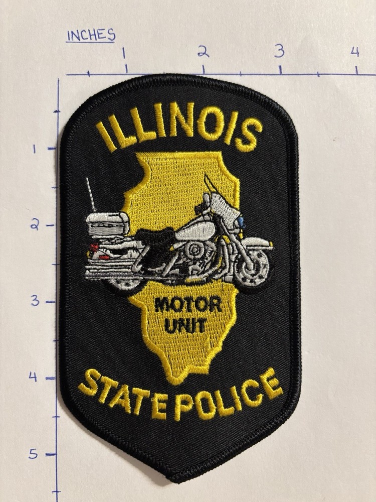 Illinois State Police Patch        (MOTOR UNIT)