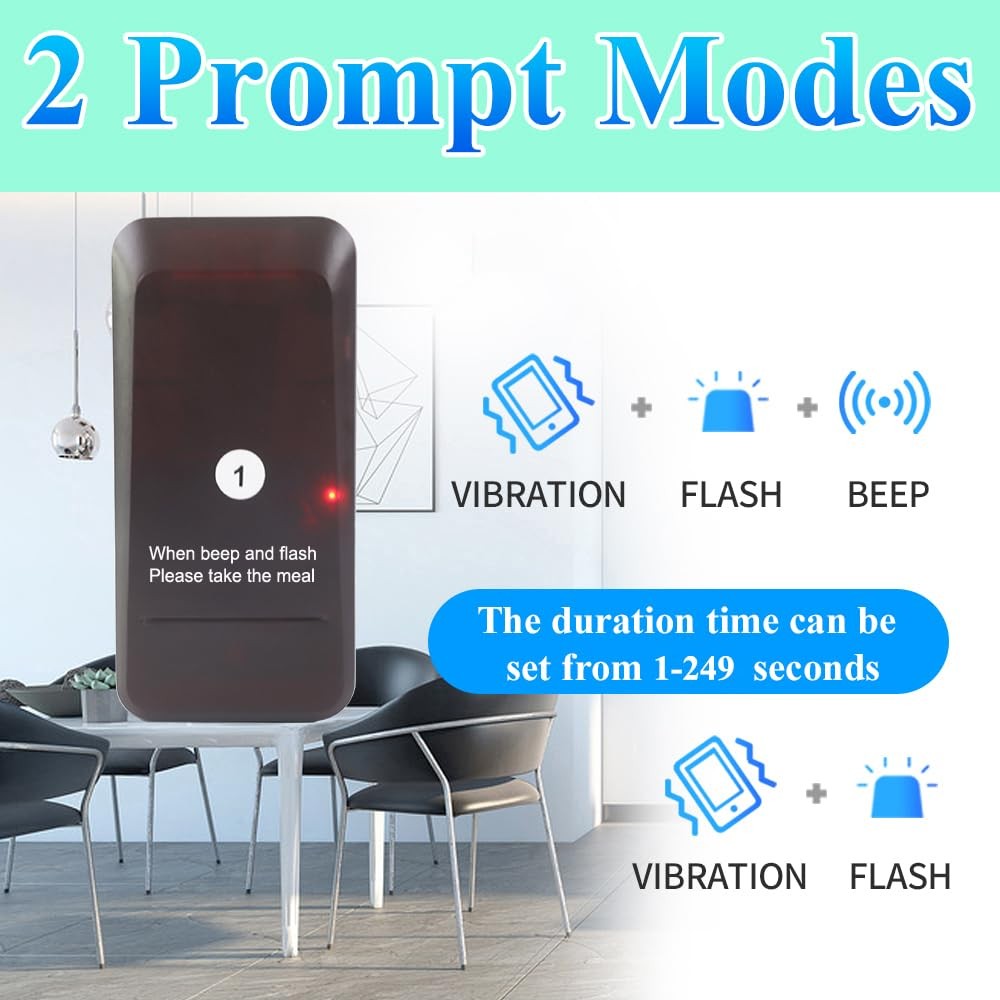 Restaurant Pager System, Pagers for Restaurants Wireless Calling System Touch...