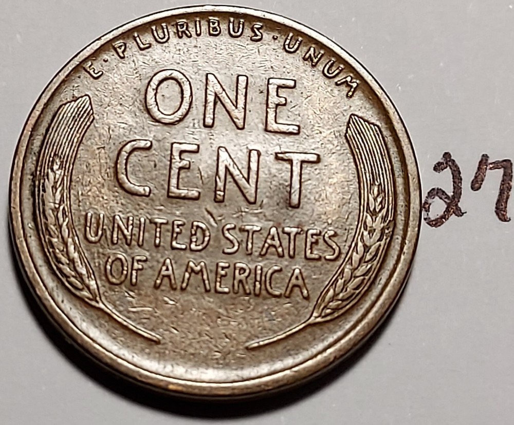 1919 Lincoln Wheat Cent #27